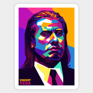 Vincent Vega - WPAP Sticker